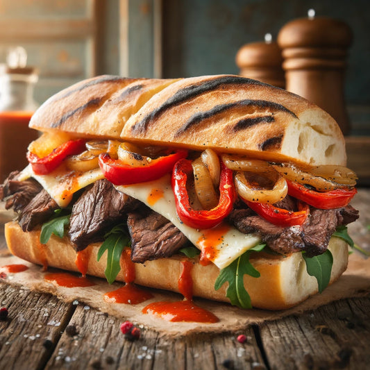 Morningwood Farm’s "Steak Your Claim" Sandwich