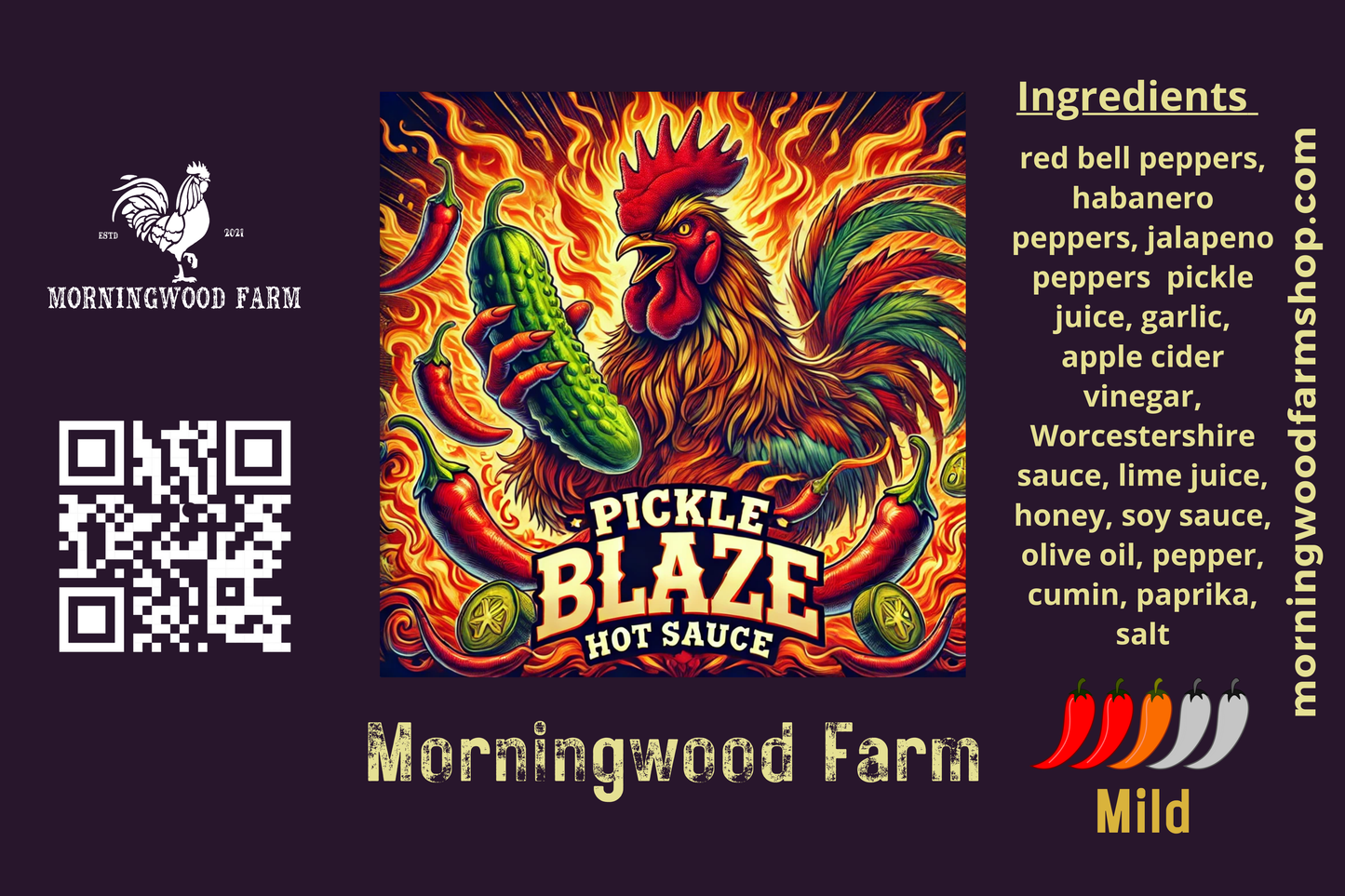 "Pickle Blaze" Hot Sauce